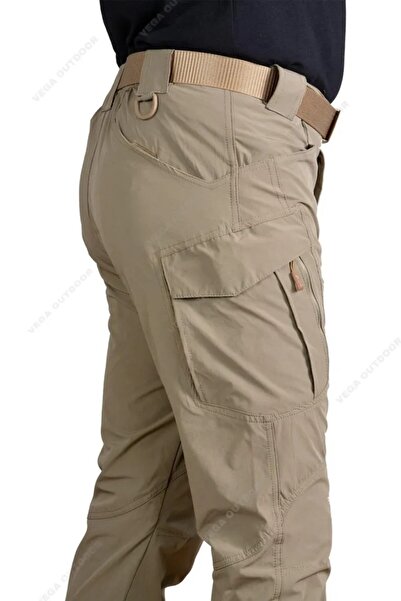 VEGA OUTDOOR TACTİCAL Taktik Pantolon Bej Renk Likralı Tactical Pantolon Su Geçirmez Pantolon Tactic Pantolon