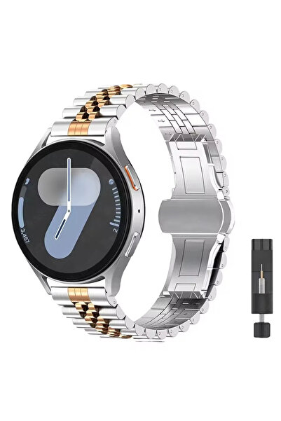 Samsung Galaxy Watch 7 Fe 4 5 Pro 6 Series 40 42 43 44 45 46 47 Mm Compatible Steel Rolex Watch Strap