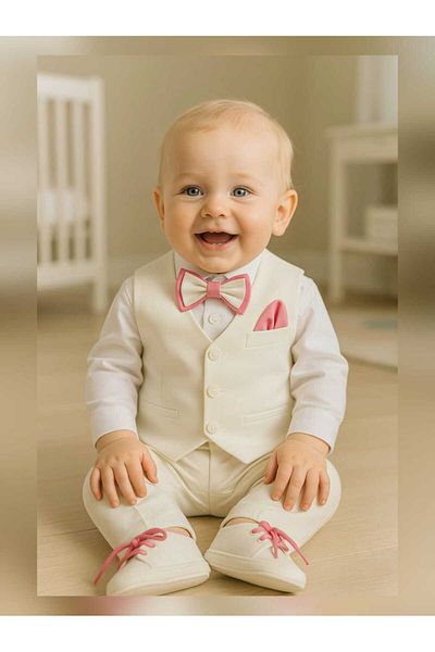 Calide Baby Baby Boy Mevlüt Set with Tie-Bow Tie / Mevlütlük Set