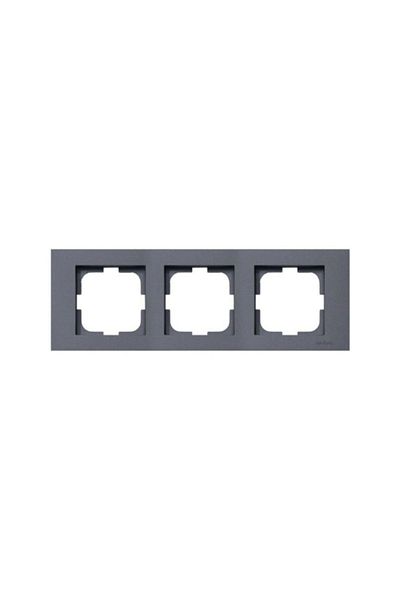 Tenda 2 Pieces Grano Smoked Triple Frame