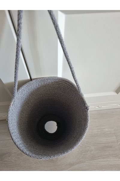 EGE ÖRGÜM Basket Decorative Kitchen Organizer Bag Holder 28X14 cm