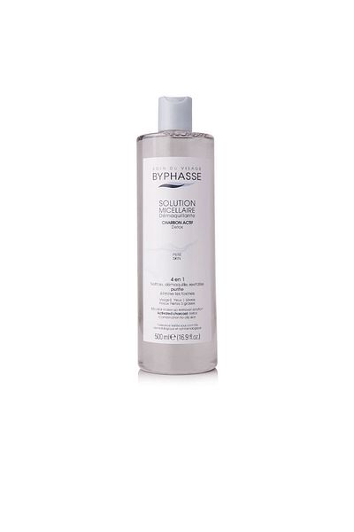 BYPHASSE Micellar Solution Make-up-entferner Mit Aktivkohle 500 ml