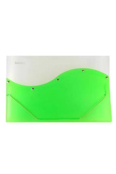 Noki 6-Section Rubberized File Green
