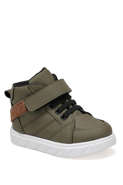 YELLOW KIDS Knihy Khaki chlapecké vysoké tenisky