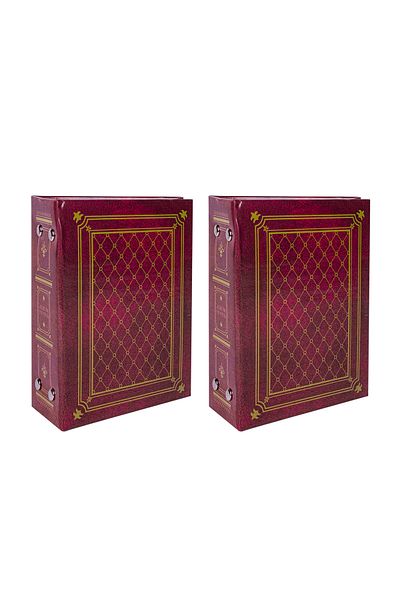 Nobbystar 100 τμχ 10x15cm Leather Look Claret Red Φωτογραφικό Άλμπουμ - 2