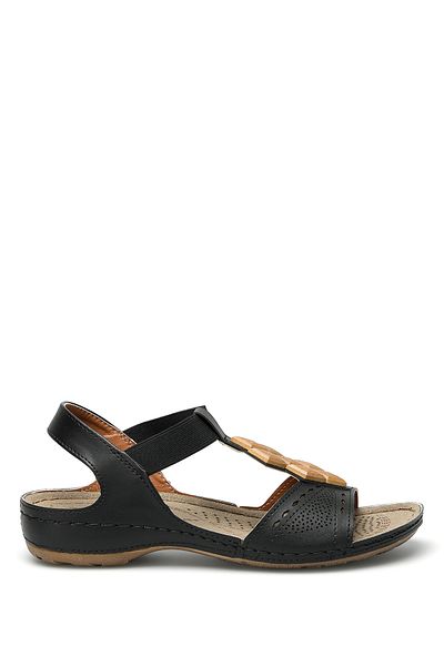 Polaris 157364 .Z2Fx Black Women's Sandals