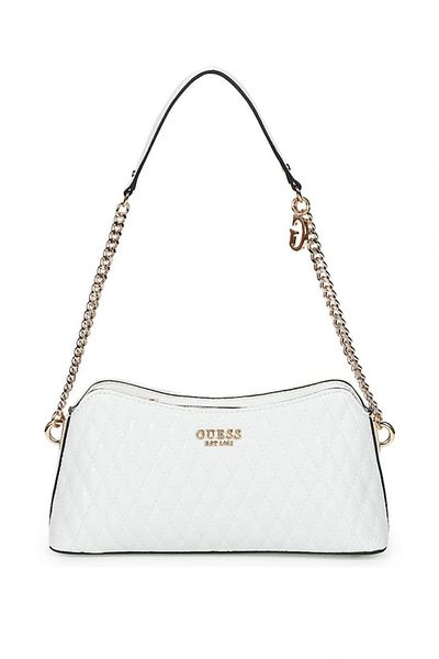 Guess Dámská bílá crossbody kabelka Betula Top Zip Hwgg9626170-whı