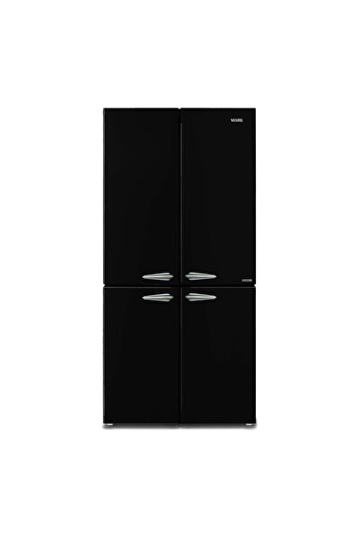 Vestel RETRO FD56011 SİYAH 487 Lt No-Frost Buzdolabı