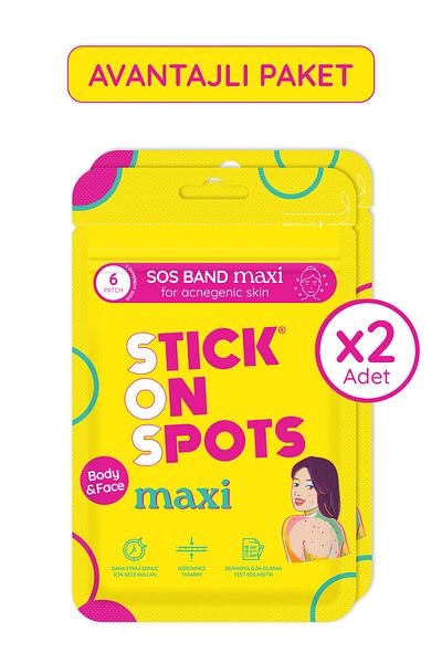 Stick On Spots Sos Band Maxi(6 Patch)X2