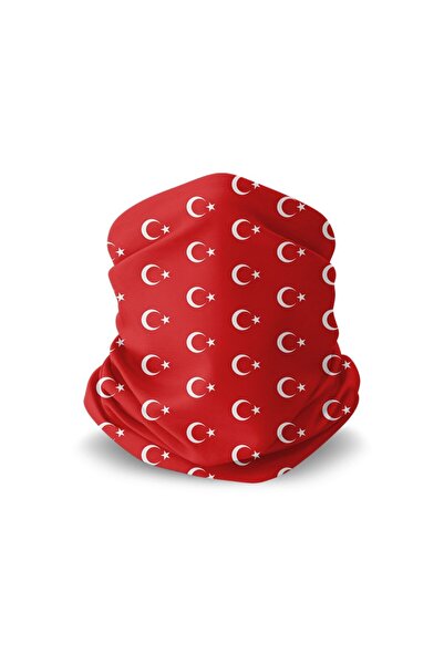 MUSCLECLOTH Çok Amaçlı Boyunluk Ay Yıldız