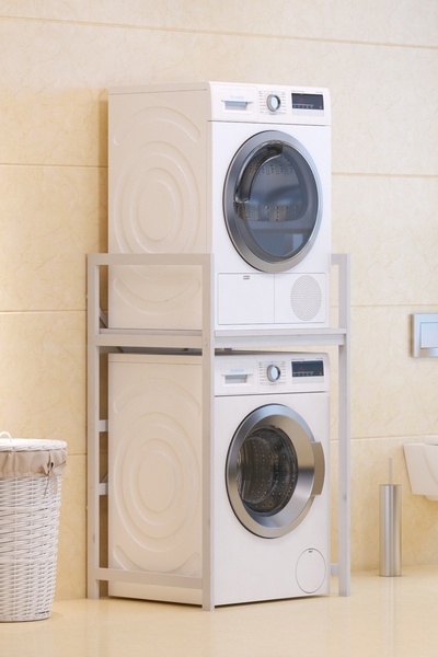 TOLIAHOME Çamaşır Makinası ve Kurutma Makinası Rafı Çamaşır Makinası Üstü Banyo Düzenleyici Raf