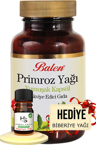 Balen Primroz Oil Soft 90 Capsules Hrblsglk Rosemary Oil (Gift)