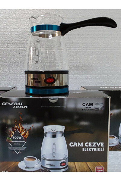 General Home CZ-47 Elektrikli Cam Cezve, Cam Türk Kahve Makinesi
