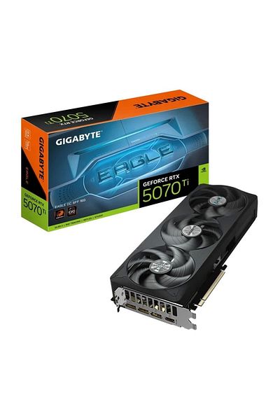 Gigabyte بطاقة رسومات Geforce RTX 5070 Ti Eagle OC سعة 16 جيجابايت DLSS 4 256 بت GDDR7