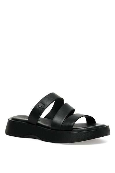 Nine West Czarne klapki damskie Sren 3fx