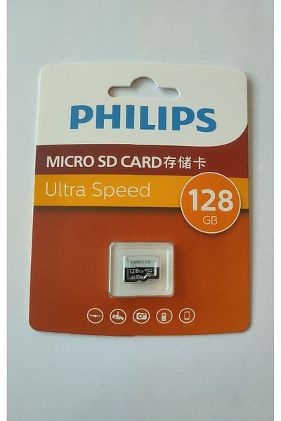 Philips 128 Gb Ultra Speed ​​A1 V30 Micro Sd Memory Card (100 Mb/S Speed)