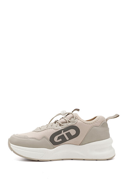 GÖNDERİ(R) Women's Nude Wedge Sole Knitwear Comfort Sneaker