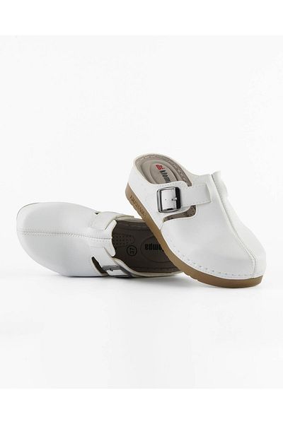 DR KLOMPA Daily White Γυναικείες Παντόφλες MS182 Orthopedic sabo Slippers – Φθινοπωρινή συλλογή