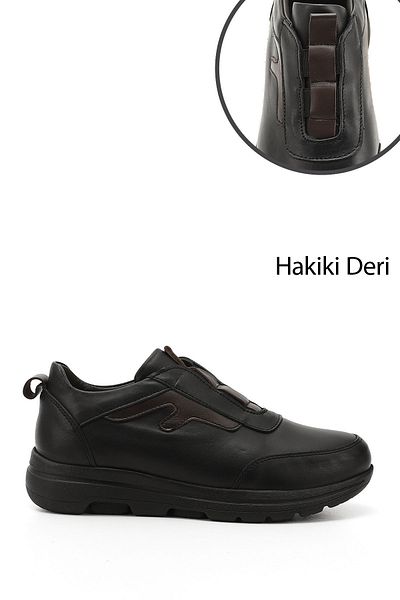 GÖNDERİ(R) Pantofi confortabili din piele naturală elastică pentru femei/fete