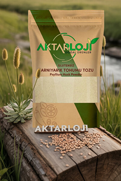 aktarloji 1 Kg Glutensiz Karnıyarık Otu Tohumu Tozu - Psyllium Unu