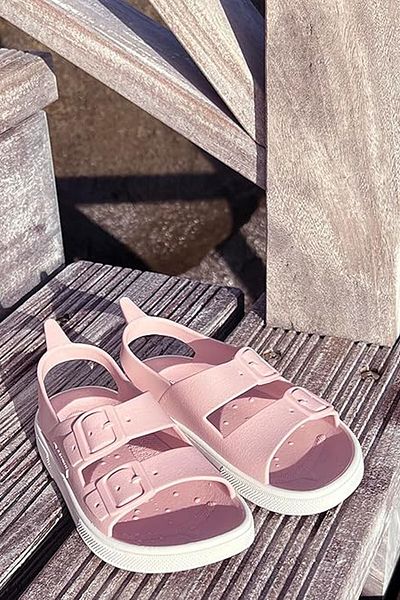 BOATILUS Irky.veg-f Sandale pentru fete Oldpink/albe