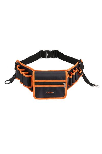 Lawazim Tool Pouch Belt III-57x19cm-Heavy-Duty Adjustable Utility Belt with Multiple Pockets