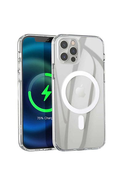 Evelise Transparent MagSafe Case, compatible with Apple iPhone 13 Pro