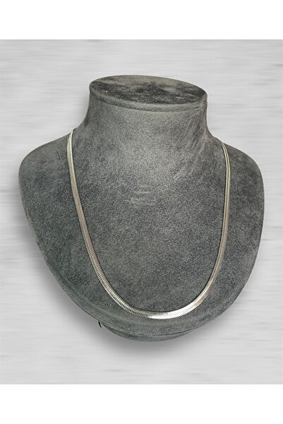 Myra قلادة سلسلة إيطالية من الفولاذ الفاخر - قلادة إيطالية مسطحة - قلادة فولاذية