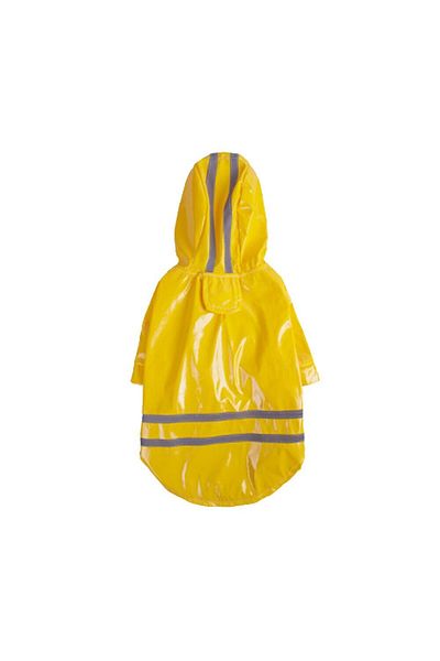 Nonbranded Pelerină de ploaie pentru câini, pisici sau alte animale de companie, reflectorizantă, cu glugă, mărimea M