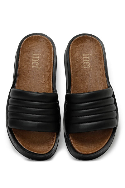 İnci İncı Senter 3Fx Black Women's Slippers