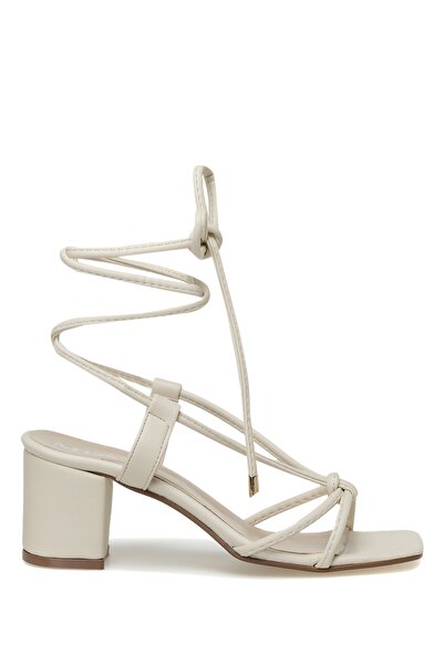 MissFace DS23029 3FX KIRIK BEYAZ Kadın Topuklu Sandalet