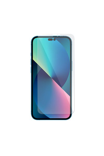 Evelise Folie de protecție din sticlă 9H de 0,3 mm cu margini rotunjite pentru iPhone 14 Pro