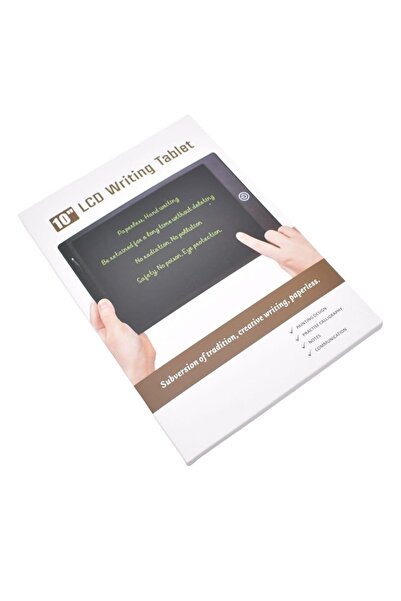 Evelise Ταμπλέτα γραφικών LCD για παιδιά, γραφής και σχεδίου, 10, 25,5 X 17,5 X 0,9 cm, μαύρο