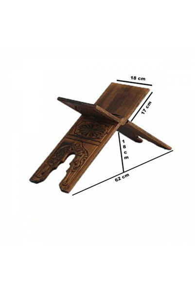 CAMİMARKET Ahşap Rahle Oymalı Rahle - Orta - 55cm