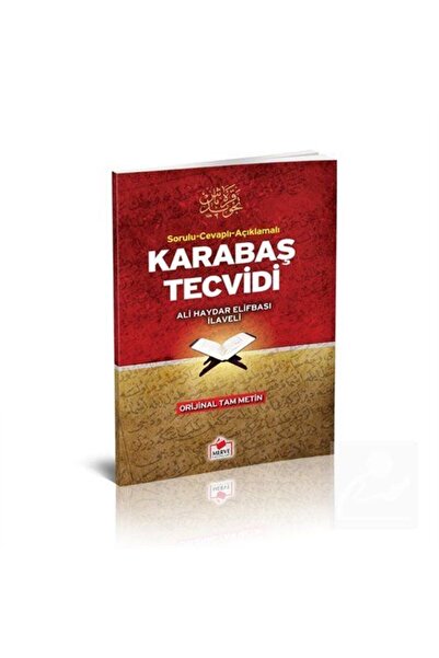 Merve Yayınları Soru Cevaplı Açıklamalı Karabaş Tecvidi Ali Haydar Elifbası I...