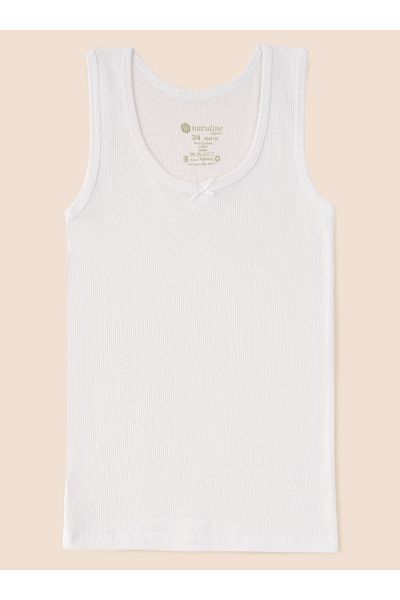 natuline Girl's Organic Cotton Camisole Undershirt 3 Pack