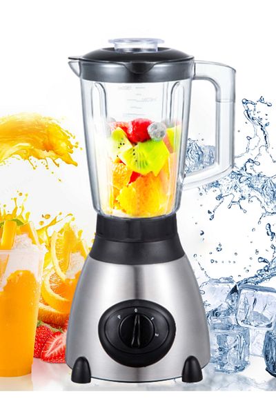 MACON Brighton 400 Watts 1.5 Litre 2 in 1 Blender - Silver