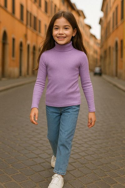 Cloise Детски боди с поло яка, цвят люляк | Момичета - Момчета Унисекс |