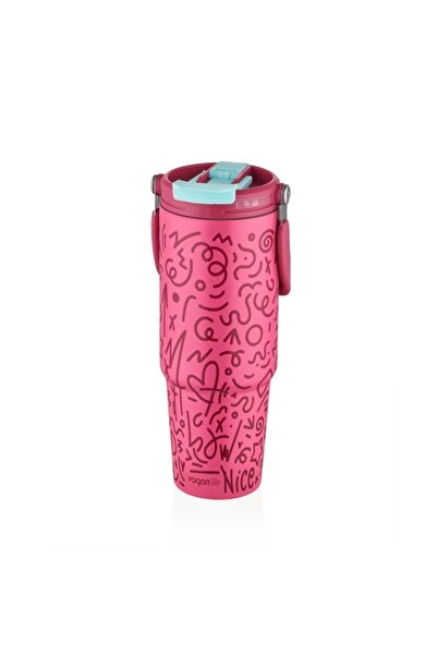 Vagonlife 900ml Çelik Matara Kırmızı
