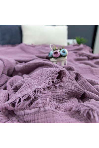 OTEXSA Κουβερλί 4 στρώσεων Dusty Rose Muslin - 200x220