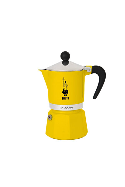 Bialetti Rainbow Sarı Mokapot (6 CUP)