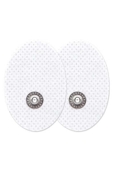 zenifique Set of 2 zenifique® electrodes, gel pads for electrostimulation device, 4.2 cm x 3 cm, white