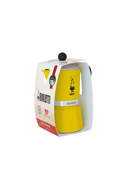 Bialetti Rainbow Sarı Mokapot (6 CUP)