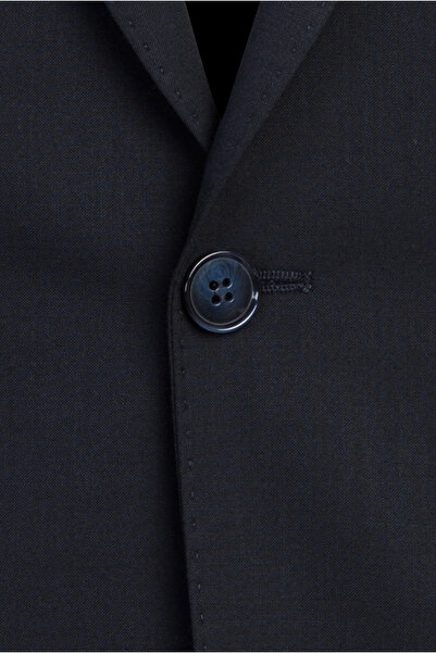 Kiğılı Slim Fit Dar Kesim Yünlü Takım Elbise