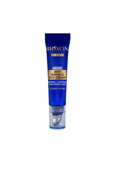Bioxcin Age Reverse oční krém – 15 ml, 10 % retinol, kofein a plná pevnost