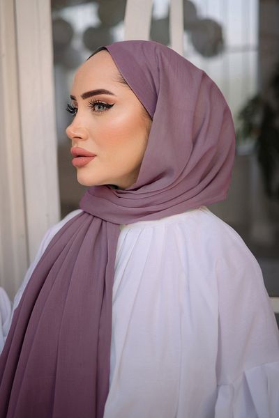 Stella Eşarp Cotton Voile Shawl Rose Dried