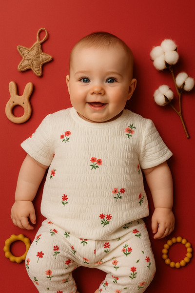 Necix's ÇİÇEK DESENLİ 2 Lİ TAKIM