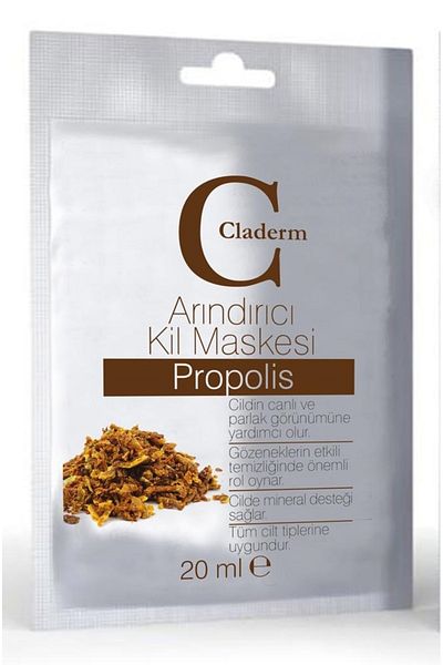 Claderm Clay Mask 20 ml Sachet – Propolis