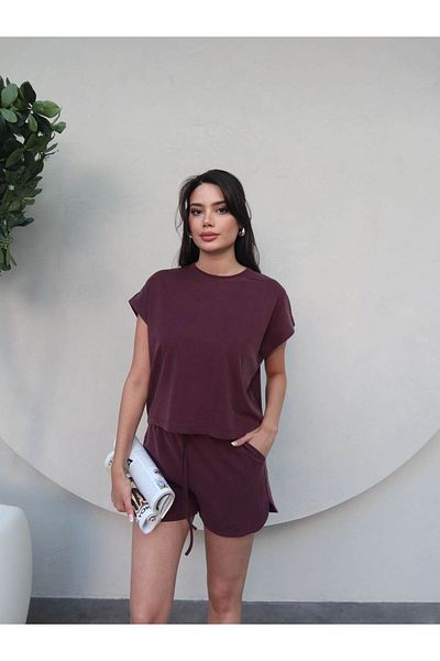 ESRAHELVACI Zero Sleeve Shorts Set