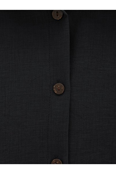 Modamorfo Black Buttoned Trousers Shirt Set